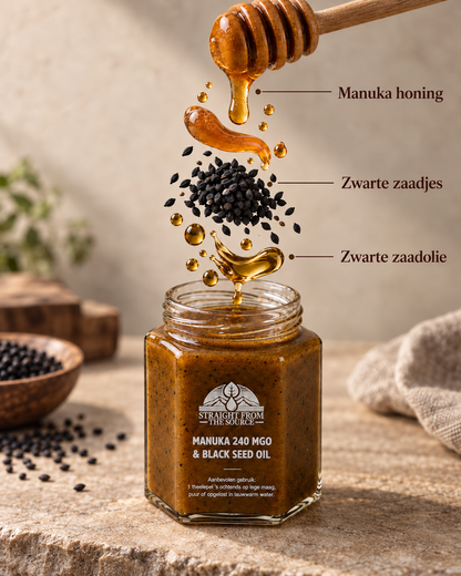 Manuka 240 MGO mit Schwarzkümmel & Schwarzkümmelöl