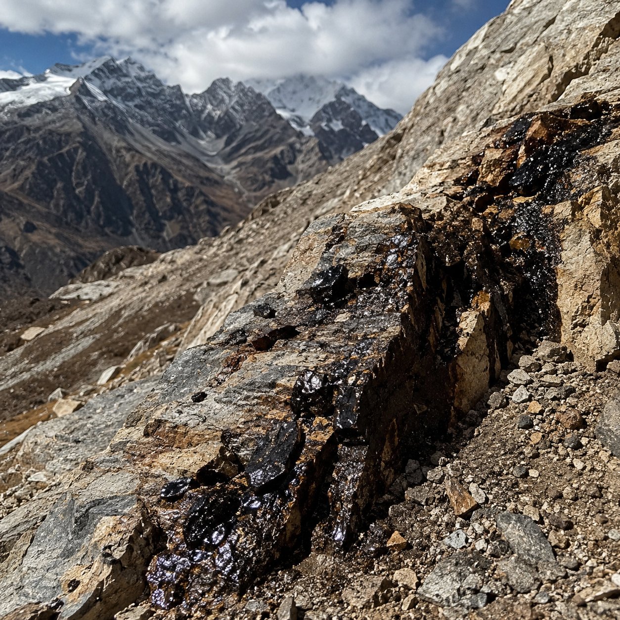 Shilajit hars – 100% puur. Rechtstreeks uit de Himalaya.
