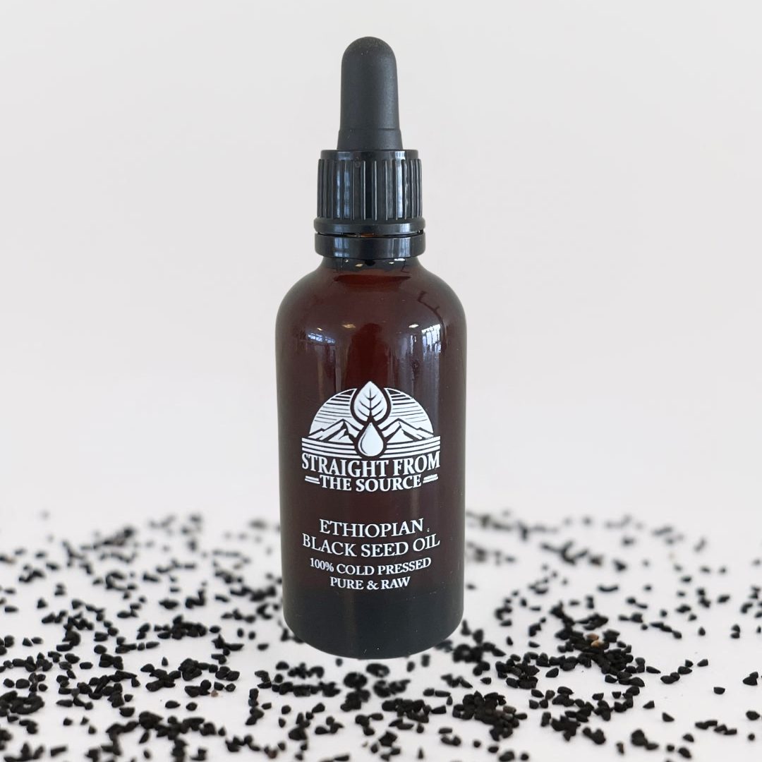 Zwarte Zaadolie  - 100% Puur & Koudgeperst. Rechtstreeks uit Ethiopië.
