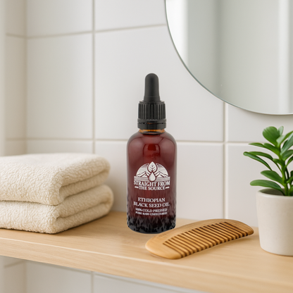 Zwarte Zaadolie  - 100% Puur & Koudgeperst. Rechtstreeks uit Ethiopië.