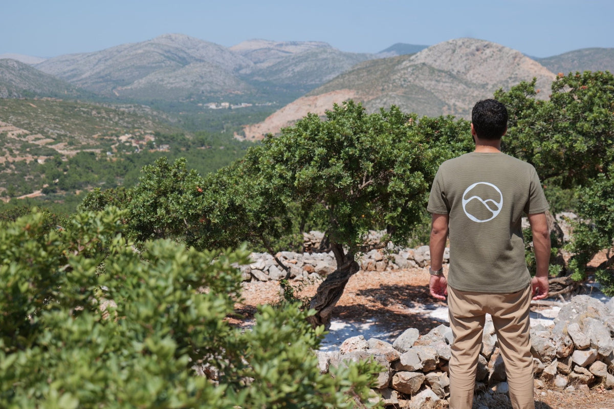 Straight From The Source tijdens een bronreis in het landschap van Chios